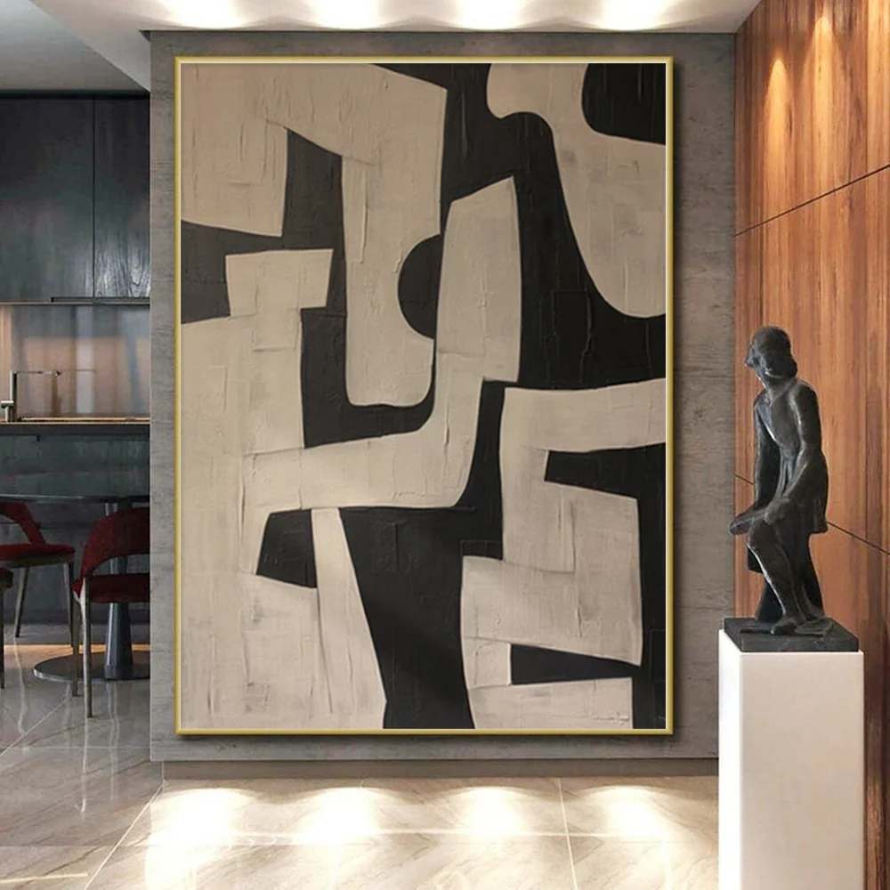 Your Original Hotel Trees Hand-painted Abstract Artwork BU0ZK